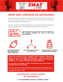 EMAF- Actualização sobre medidas de segurança de saúde EMAF- Actualização sobre medidas de segurança de saúde
